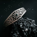 Solar Eclipse Bracelet with Black Opal